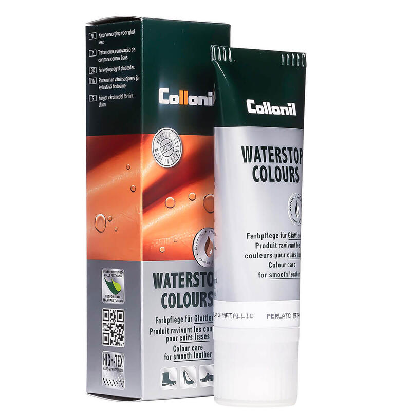 Crema de pantofi Collonil Waterstop Colours, 75 ml, perlato metallic