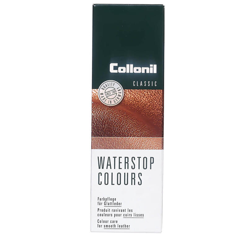 Crema de pantofi cu ulei de migdale Collonil Waterstop Colours, 75 ml, off white
