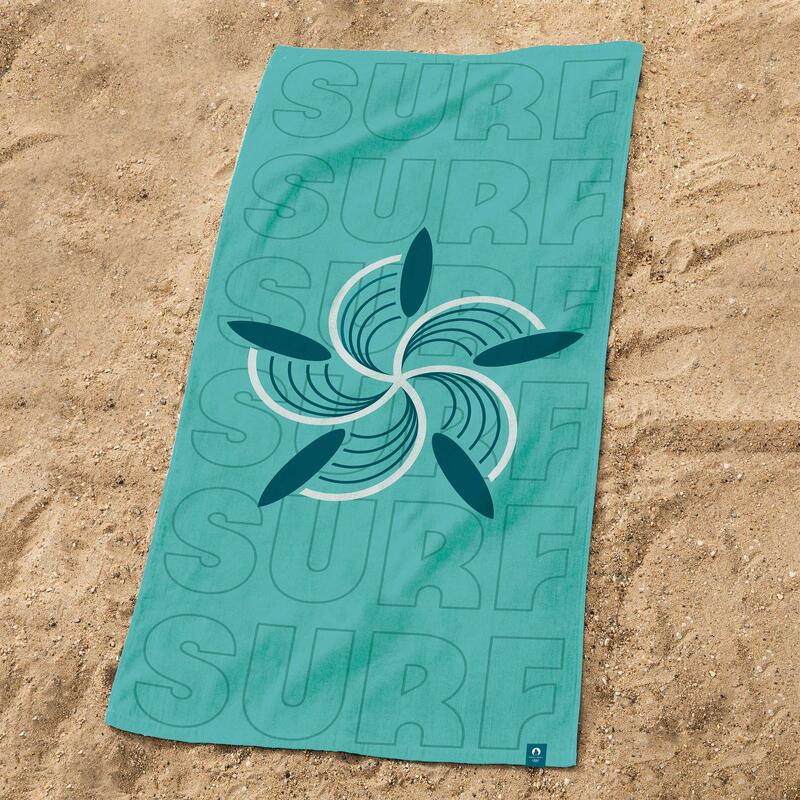 Serviette de bain 75x150 cm 100% coton Jeux Olympiques - Oly Surf