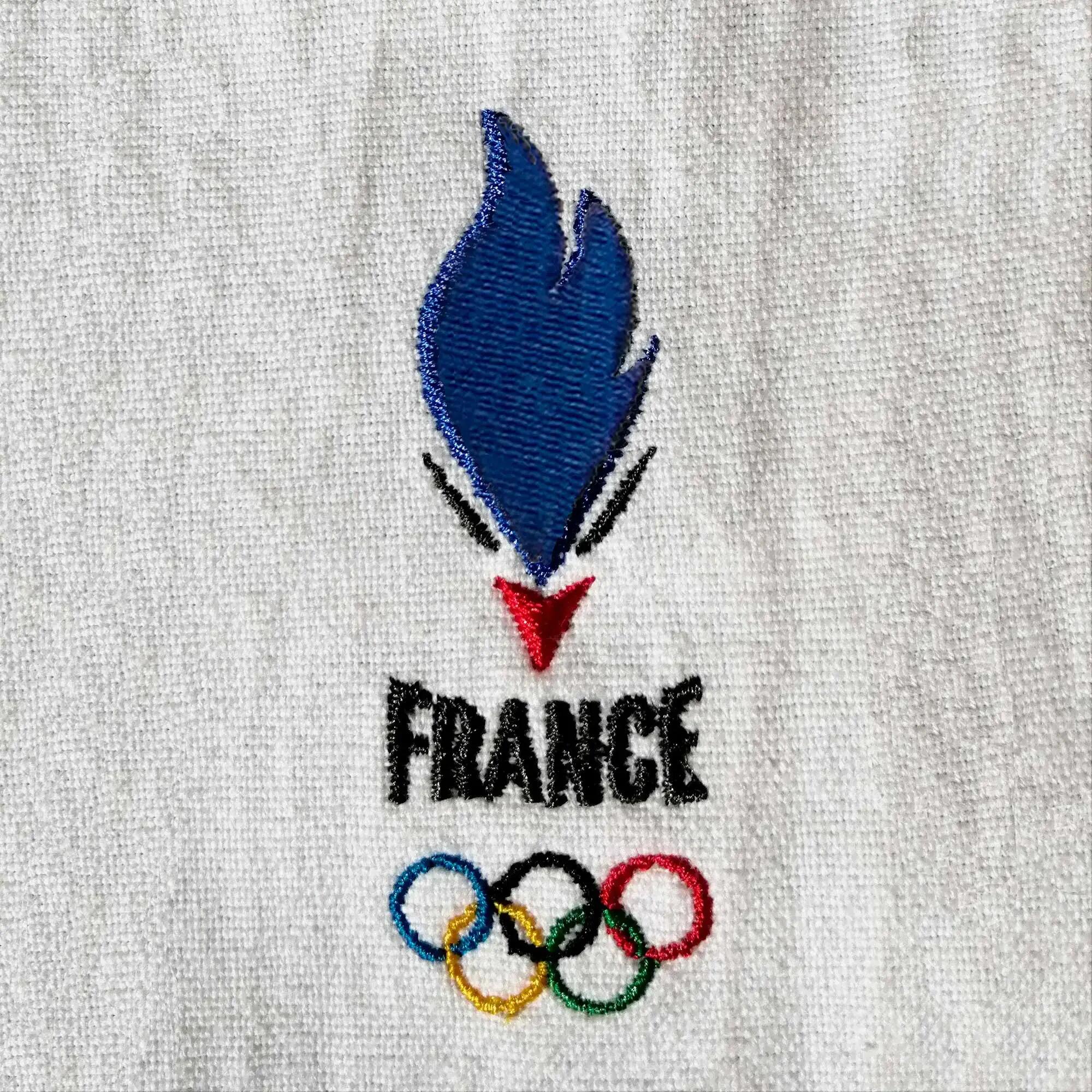 Fouta 70x140 cm 100% coton Jeux Olympiques - EFR Oly Equipe 3/5