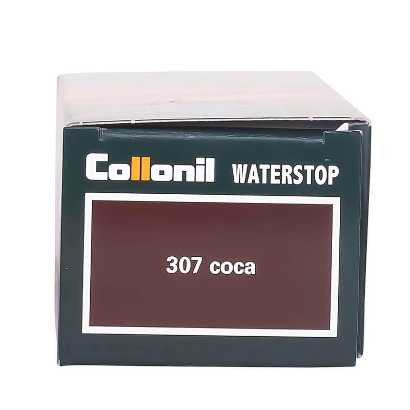 Crema de pantofi cu ulei de migdale Collonil Waterstop Colours, 75 ml, coca