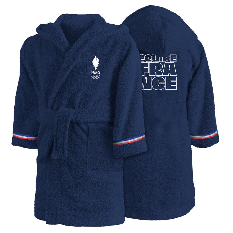 Peignoir de bain enfant coton Jeux Olympiques - Oly Tricolore