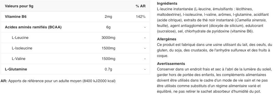 BioTechUSA BCAA Zero 360 gr 2/6