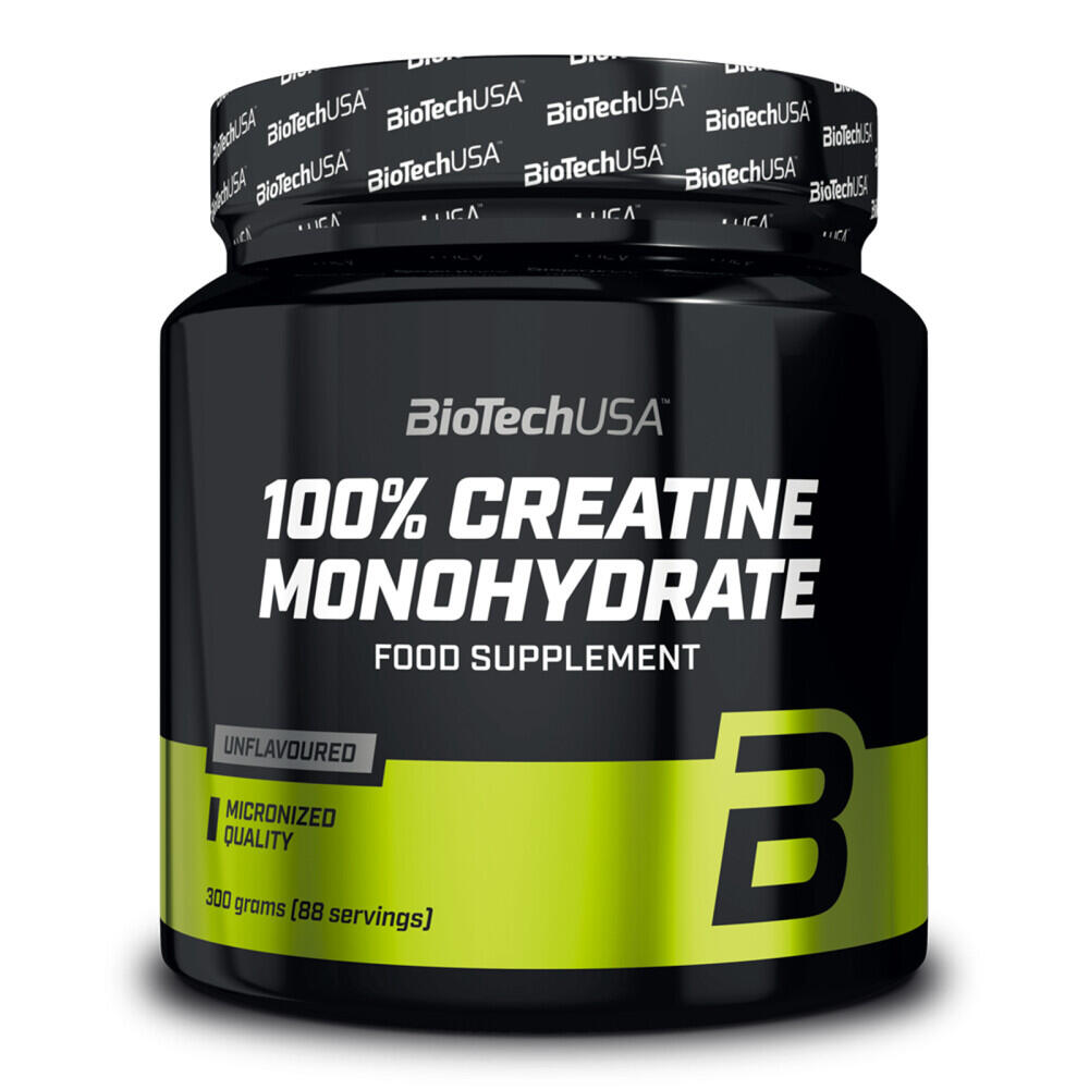 100% Creatine Monohydrate - 300g Biotech USA