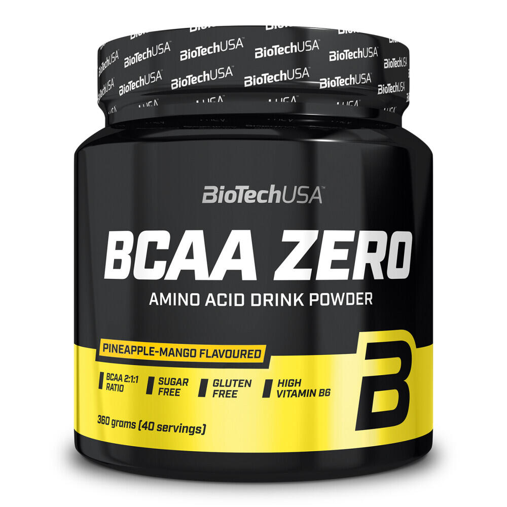 BIOTECHUSA BCAA in polvere - BCAA Zero - Ananas Mango 360g