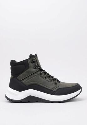 Botas de montaña Senderismo Hombre Krack Core LARGENESS Verde