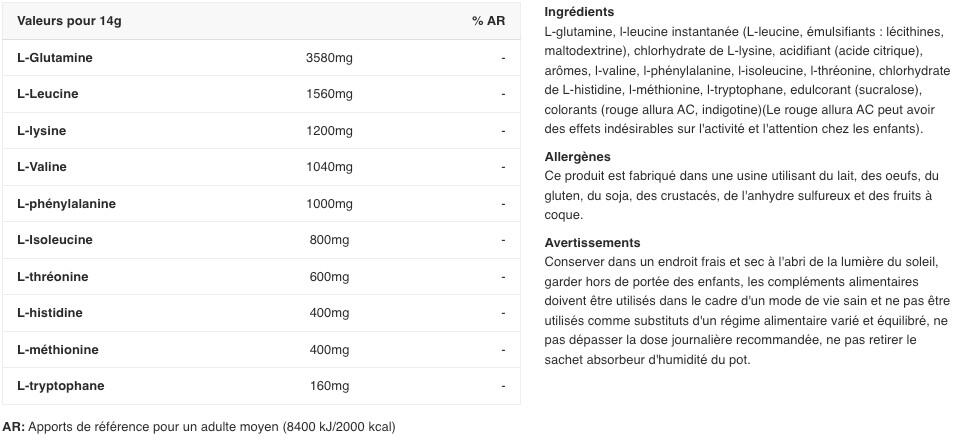BioTechUSA EAA Zero 350 gr - Aminoácidos Esenciales 2/6