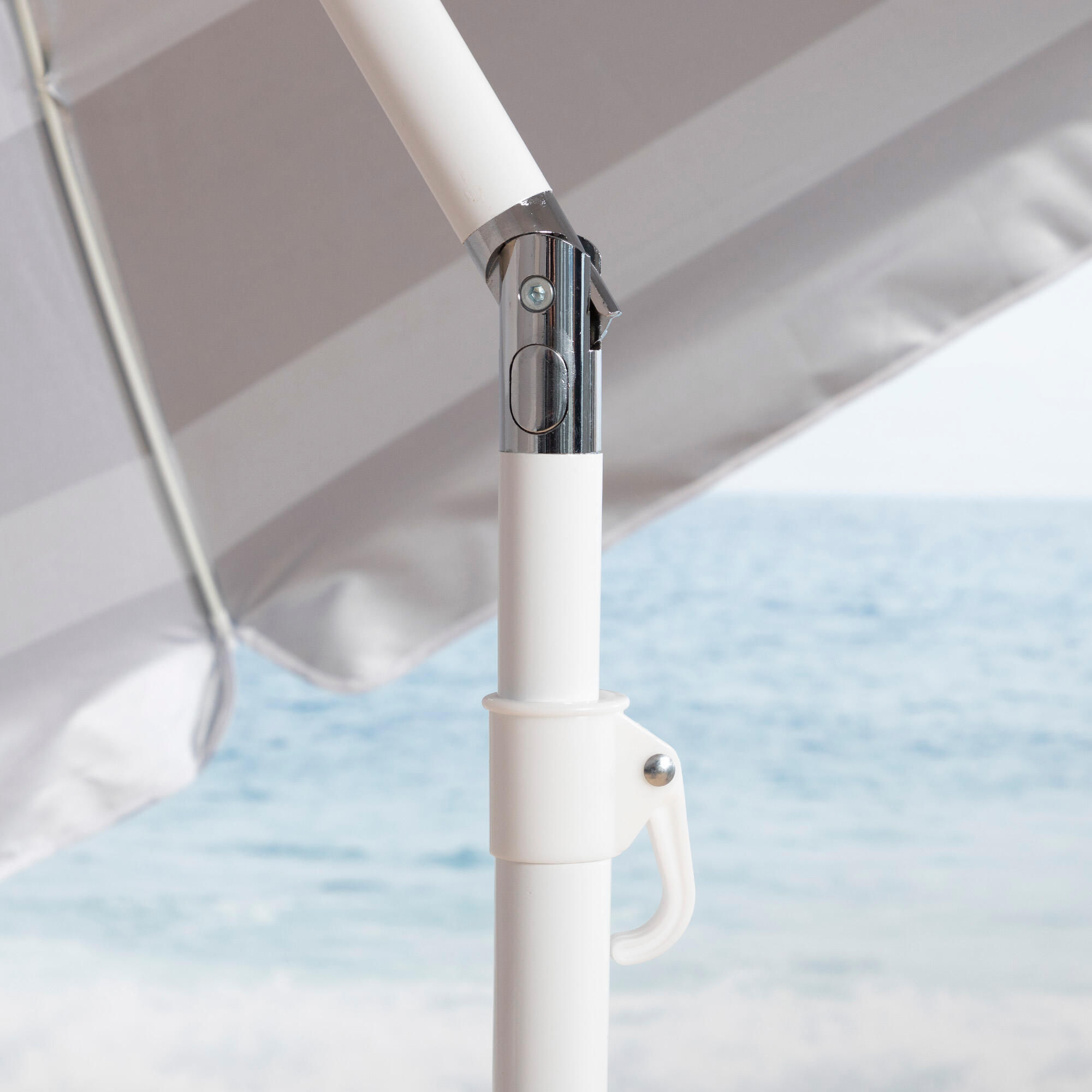 Sombrilla playa Ø180 cm c/mástil inclinable y protección UV50 Aktive 5/6