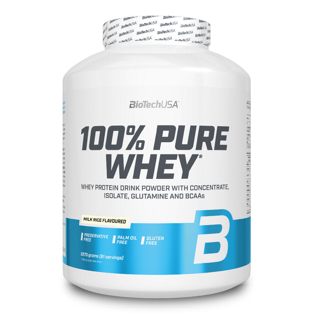 Biotechusa - Whey Concentrée - 100% Pure Whey - Riz Au Lait - Whey Protéine - Decathlon