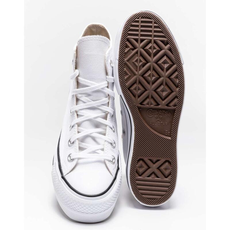 Adidași Converse All Star Chuck Taylor Platform Alb