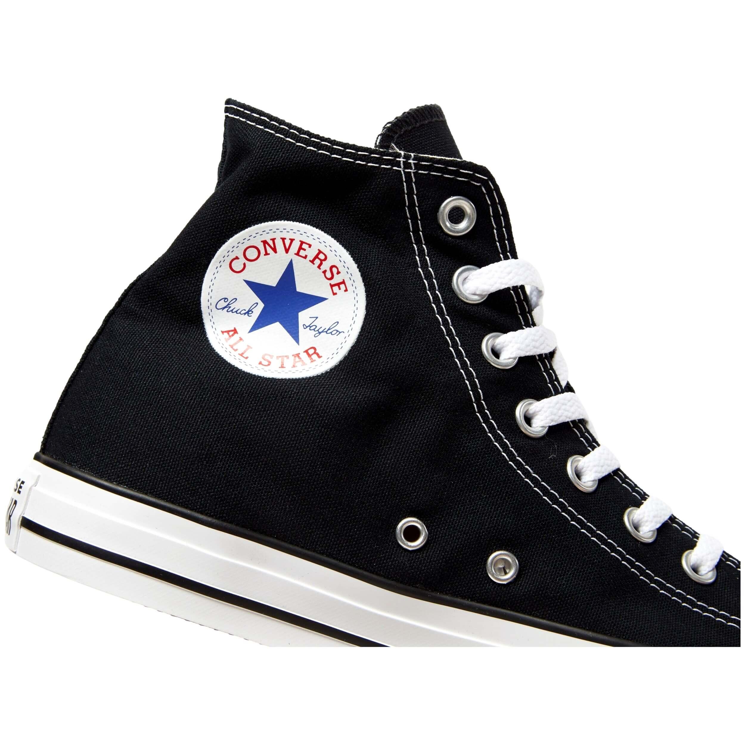 Zapatilla deportivas Mujer Converse Chuck Taylor All Star High Top Negro 4/7