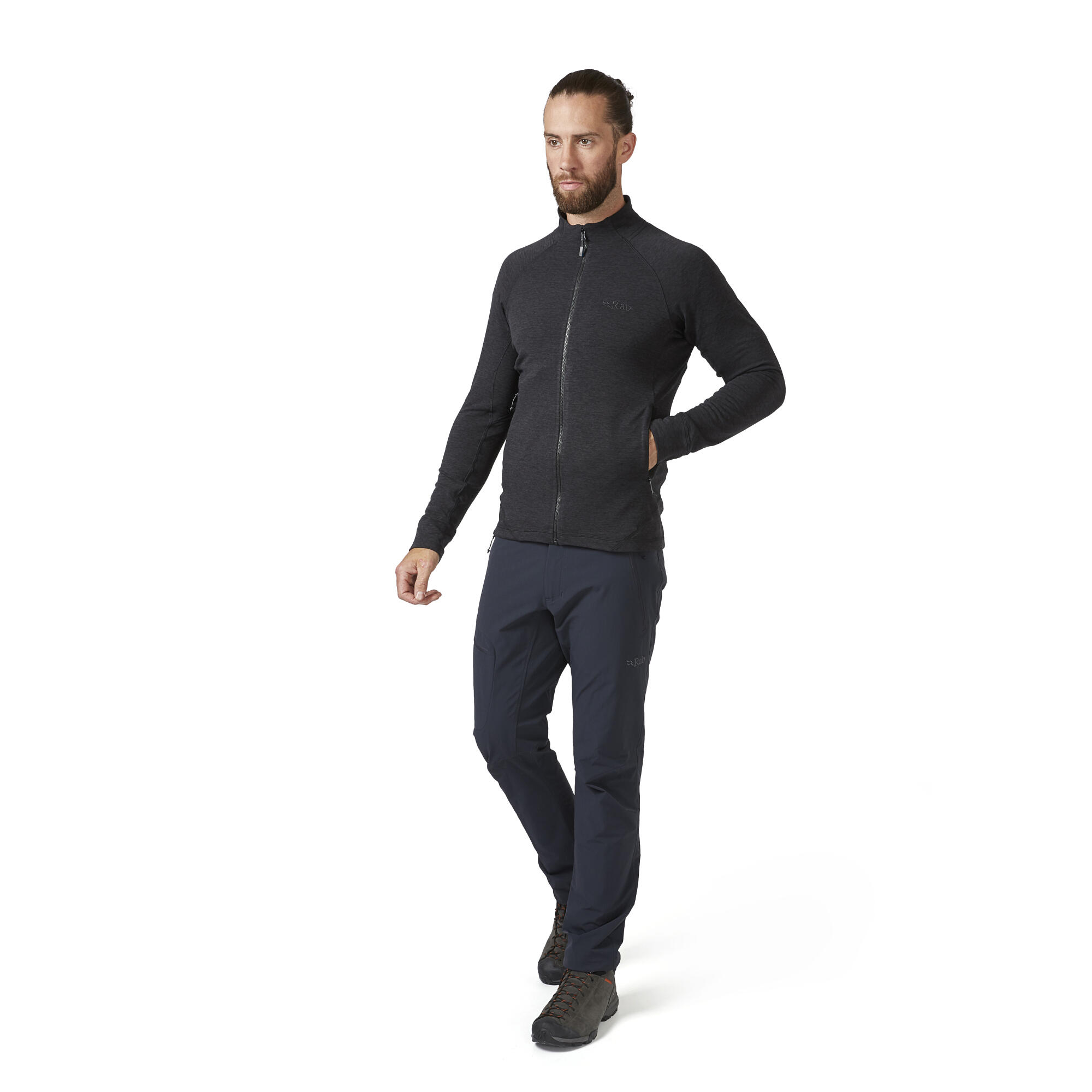 Felpa da trekking uomo Rab Nexus Jacket nero M 4/7