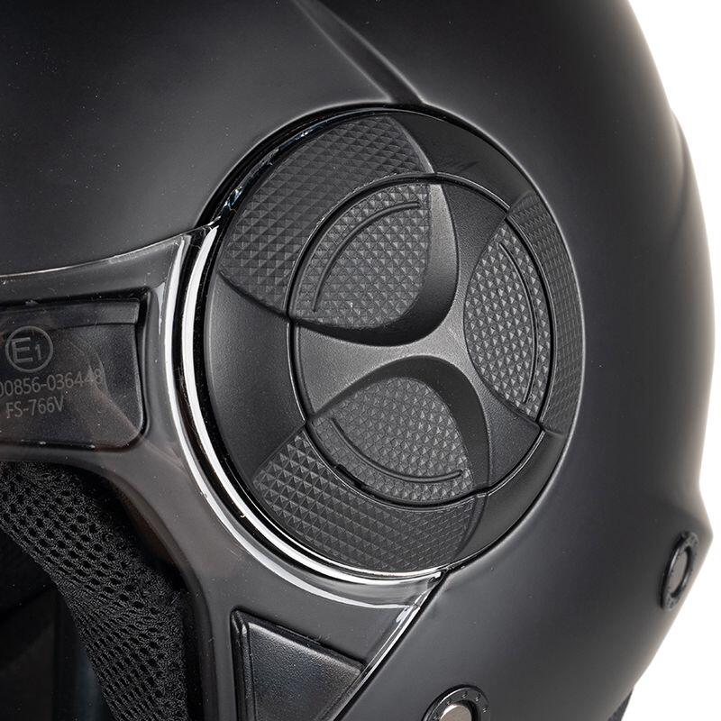 MOTOBLOUZ Casque JET ARKEON Black Mat pour Scooter Vélo Trottinette 4/7