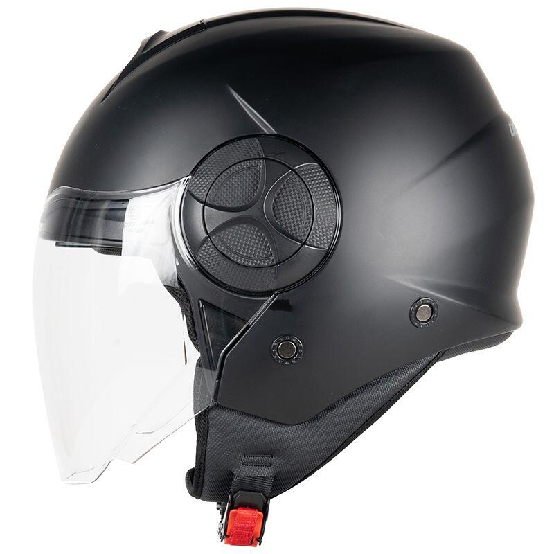 MOTOBLOUZ Casque JET ARKEON Black Mat pour Scooter Vélo Trottinette 2/7