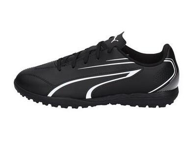 Scarpe calcetto ragazzo puma vitoria tt - nero