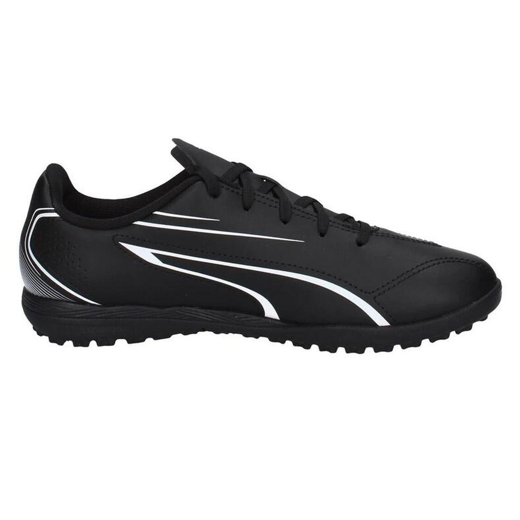 Scarpe calcetto ragazzo puma vitoria tt - nero