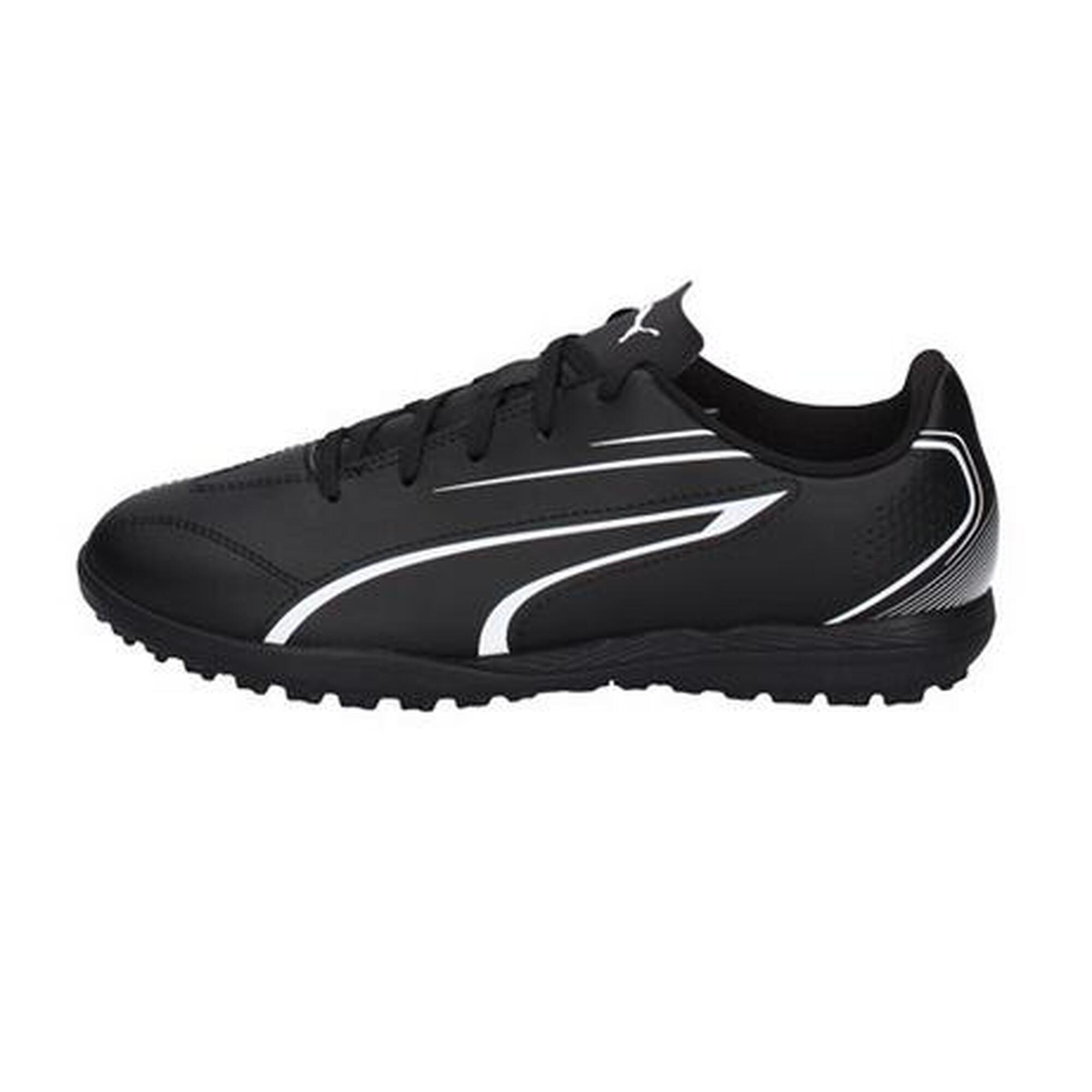 Scarpe calcetto ragazzo puma vitoria tt - nero