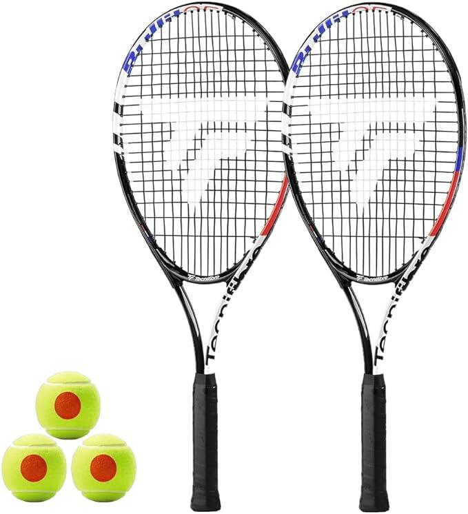 Tecnifibre Bullit 25 Junior Tennis Racket Twin Set, Cover & Balls 1/4