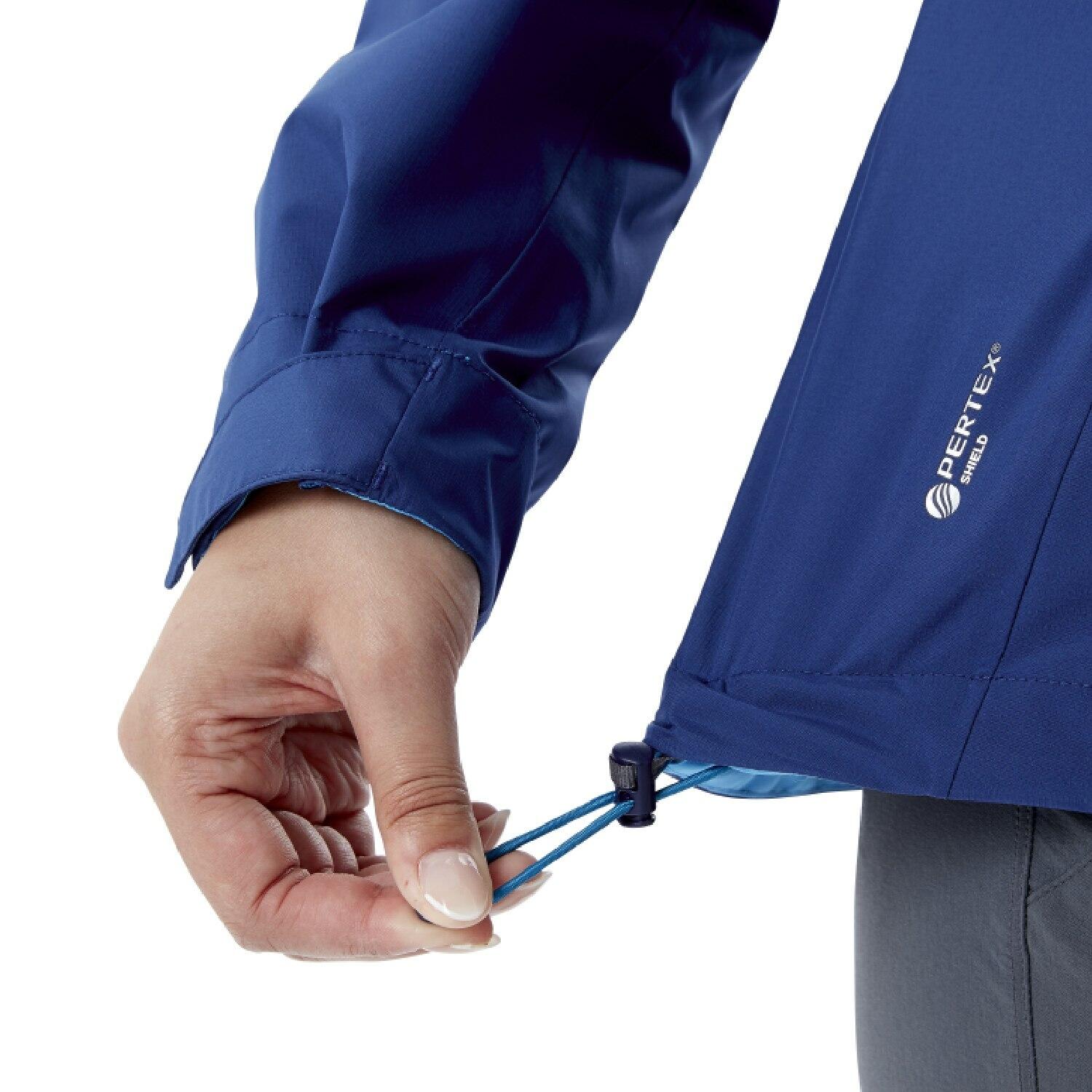 Kurtka przeciwdeszczowa damska Rab Downpour Eco Jacket z kapturem 5/7