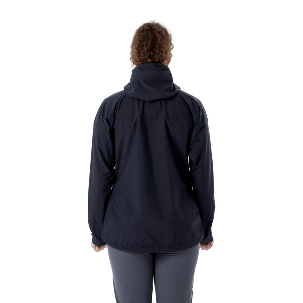 Kurtka przeciwdeszczowa damska Rab Downpour Eco Jacket z kapturem