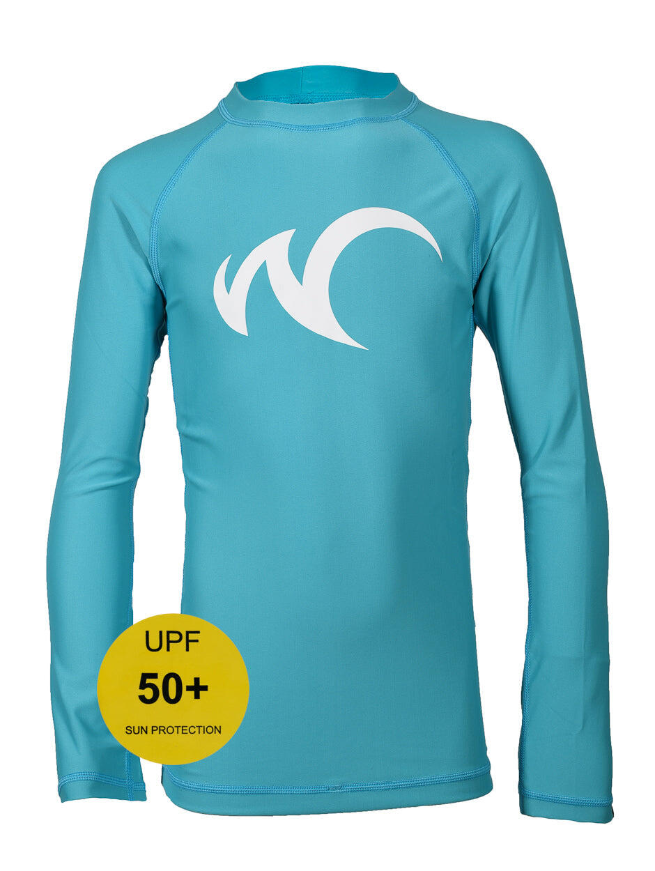 WATRFLAG Rashguard Malaga UV50+ a Manica Lunga - Bambini - Maglia Acquatica