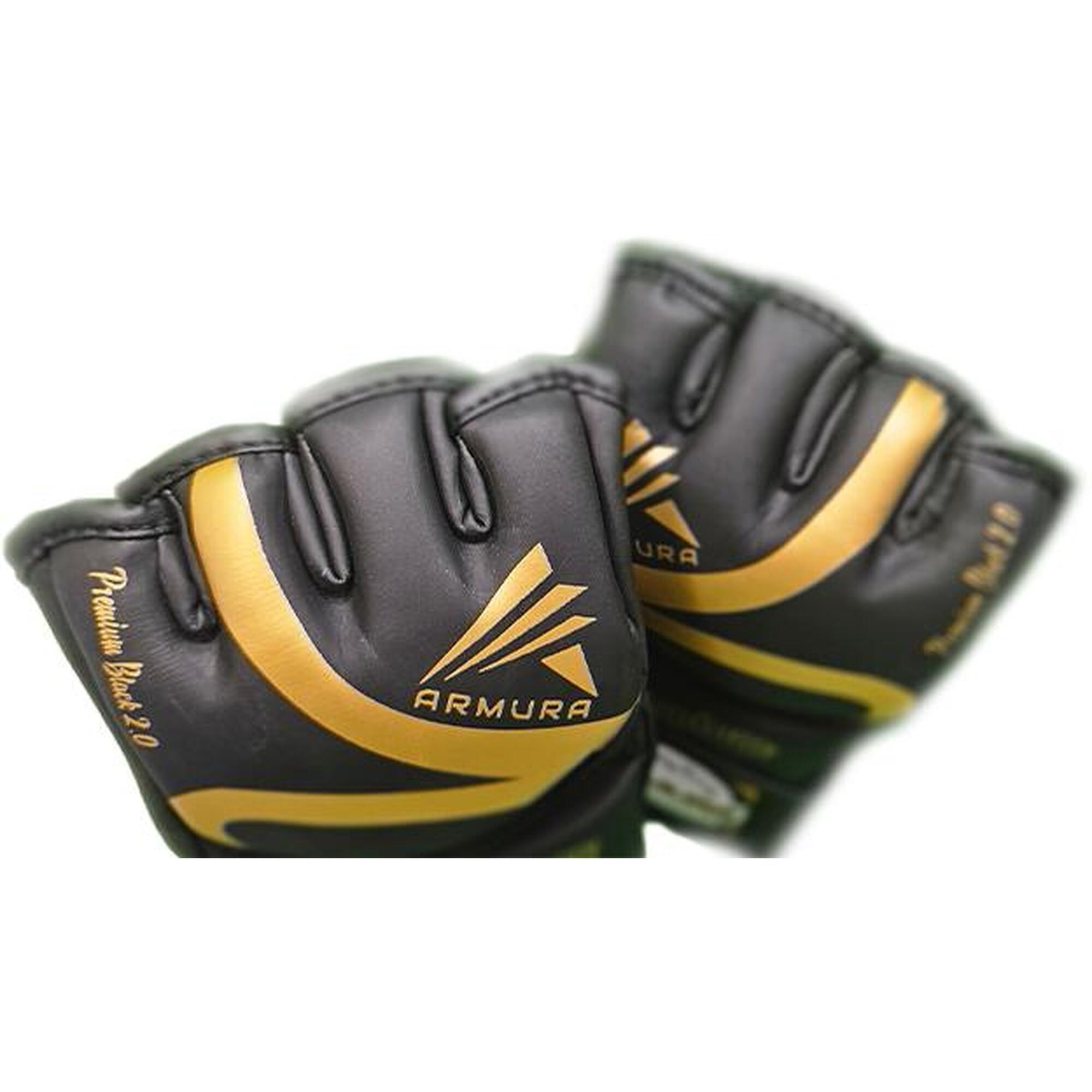 Manusi MMA ARMURA Premium Black 2.0