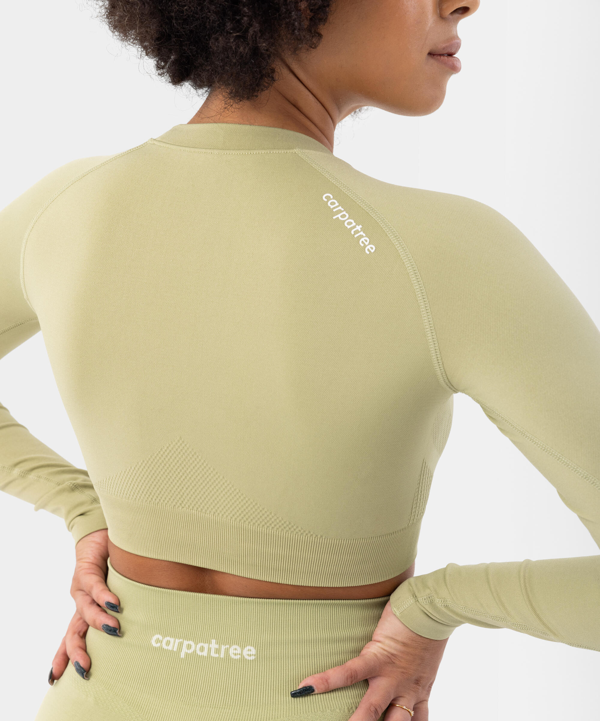 Bezszwowy longsleeve dla kobiet na fitness Carpatree Blaze 2/5