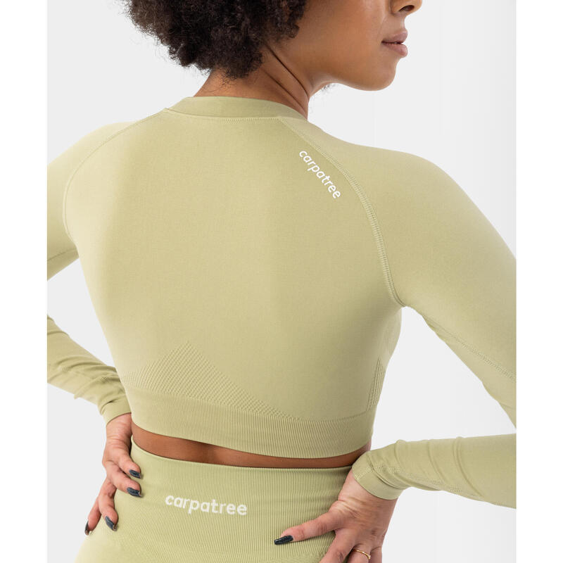 Bezszwowy longsleeve dla kobiet na fitness Carpatree Blaze