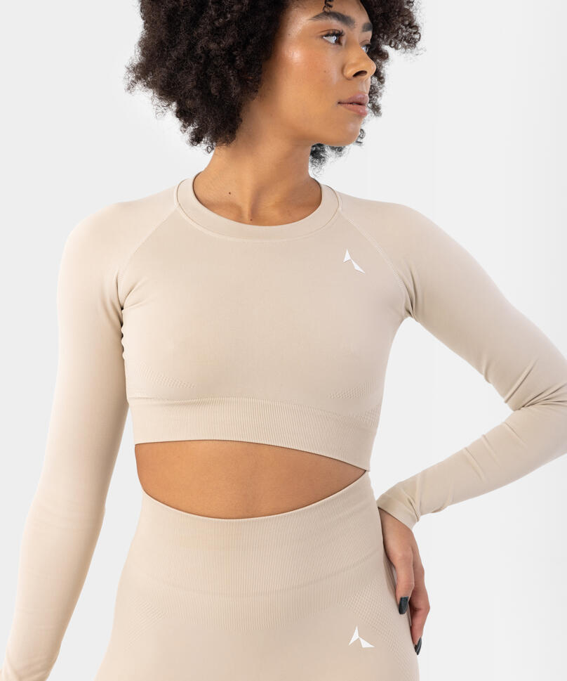 Bezszwowy longsleeve dla kobiet na fitness Carpatree Blaze