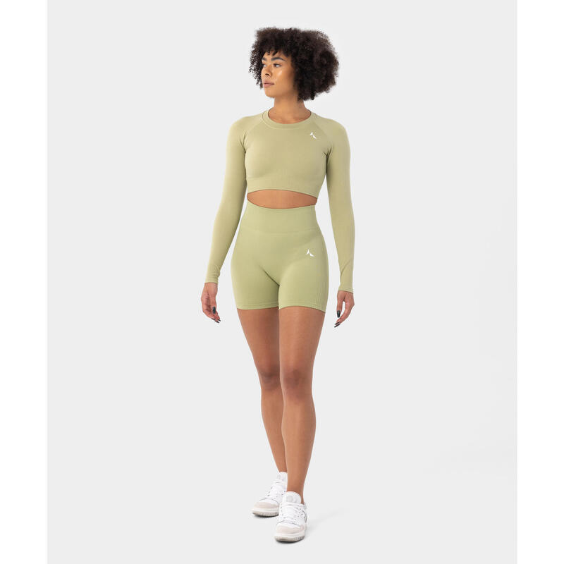 Bezszwowy longsleeve dla kobiet na fitness Carpatree Blaze