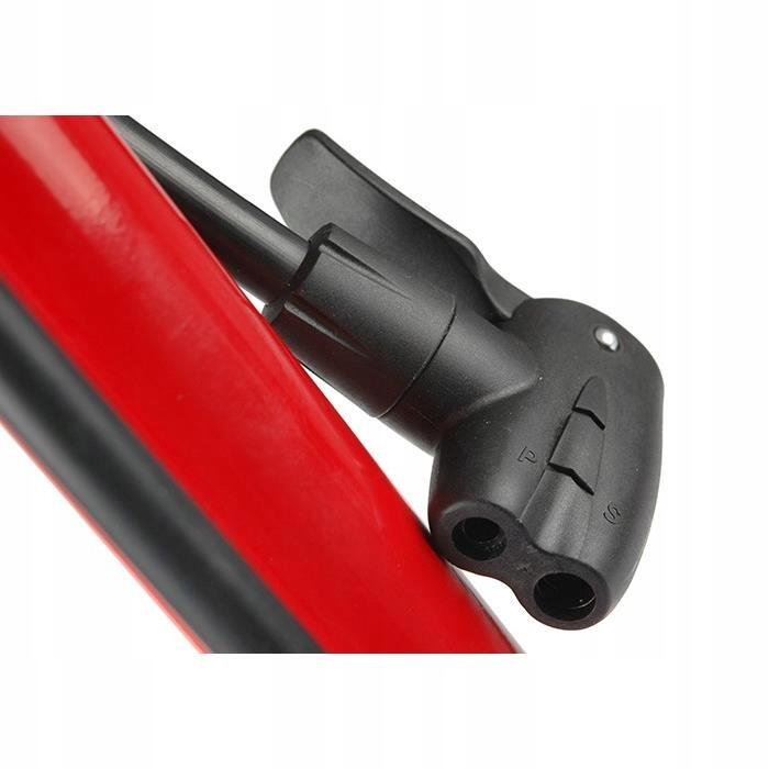 Pompka Beto CMP-135SG5-RD podłogowa z manometrem stalowa 26" 160 PSI Czerwona 2/4