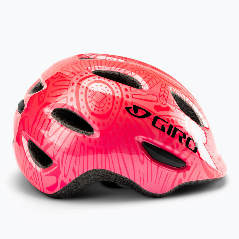 Kask rowerowy Dziecięcy Giro Scamp Bright Pink Pearl - XS (45-49 cm)