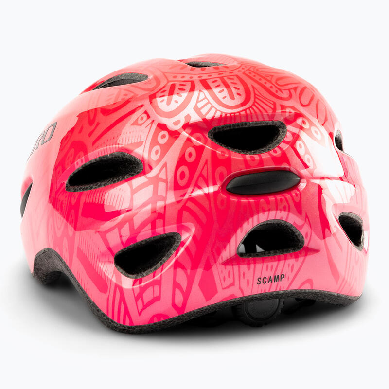 Kask rowerowy Dziecięcy Giro Scamp Bright Pink Pearl - XS (45-49 cm)