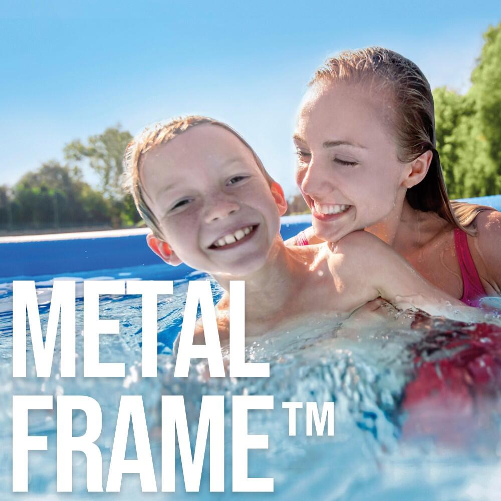 Intex Metal frame zwembad 220 x 150 x 60 cm - Zwembaden
