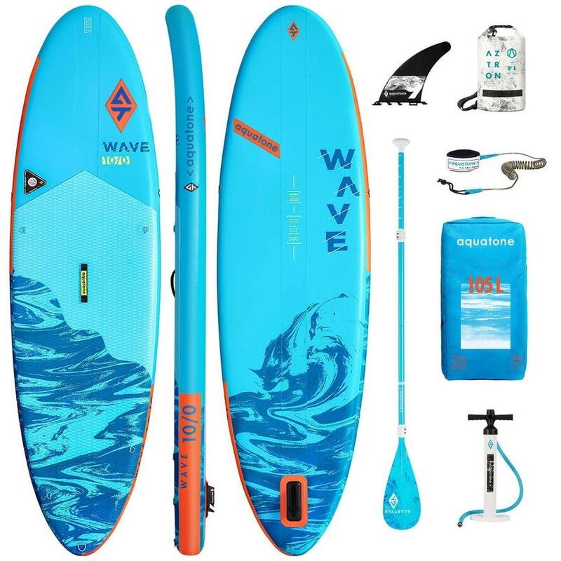 Zestaw: Deska pompowana SUP Aquatone Wave 10.0 305cm i torba wodoodporna 5l