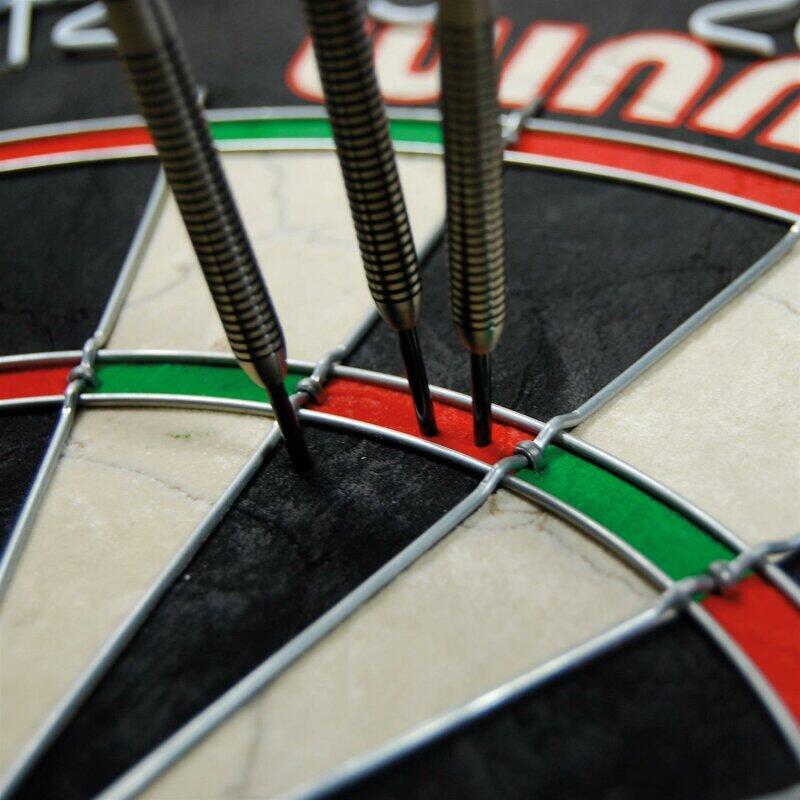 Winmau Dartboard Pro SFB Set inklusive 2 Satz Steeldarts 4/5