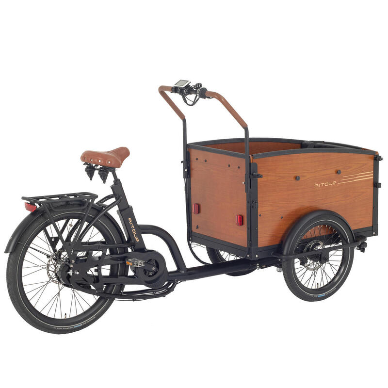 Aitour Family-S, vélo cargo électrique, moyeu Enviolo, 48V, 13,4Ah
