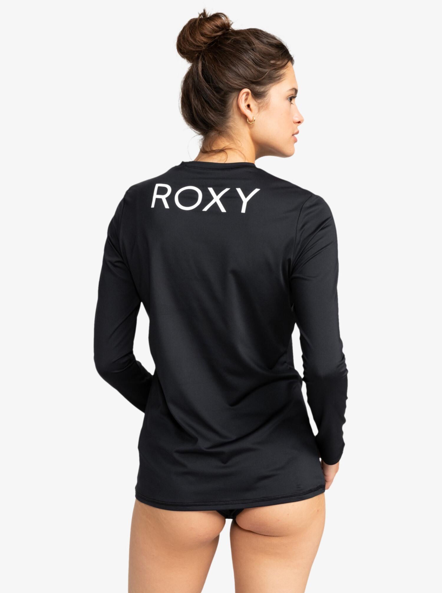 Camiseta de Surf de Manga Larga con UPF 50 NEW ENJOY WAVES Negro Mujer 5/5