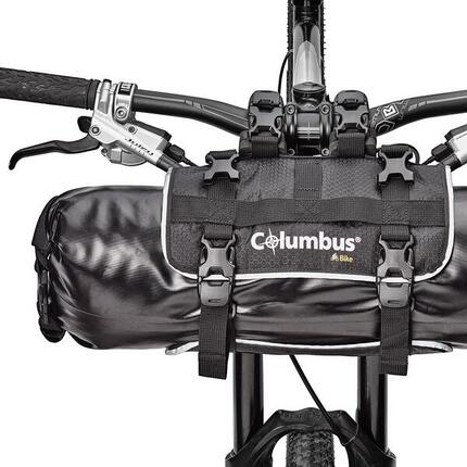 Sacoche de guidon étanche Columbus Bikepacking 10 L, noire