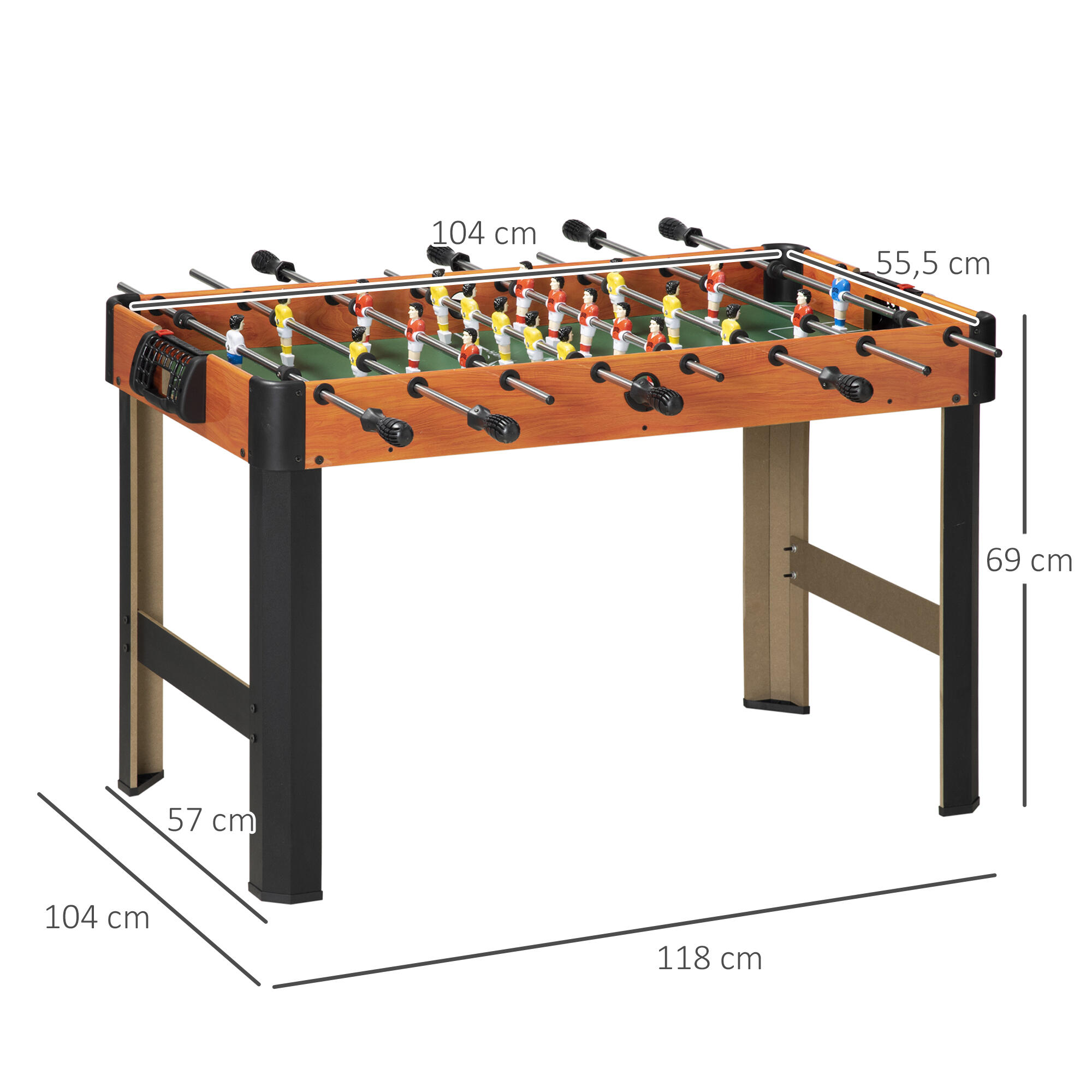 Matraquilho 118x104x69 cm multicor HOMCOM 3/7