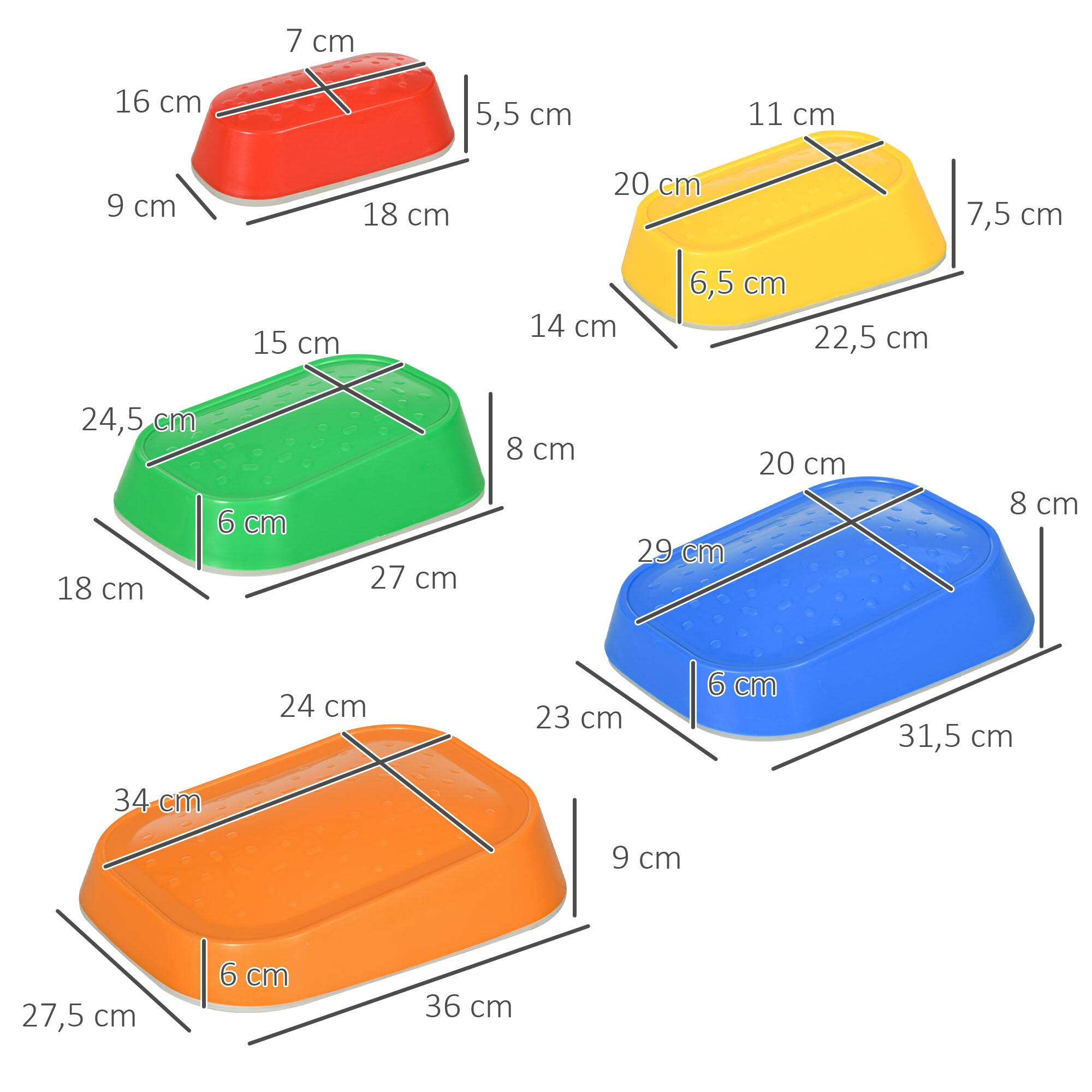 Piedras de Equilibrio ZONEKIZ 36x27.5x31 cm Multicolor 3/7