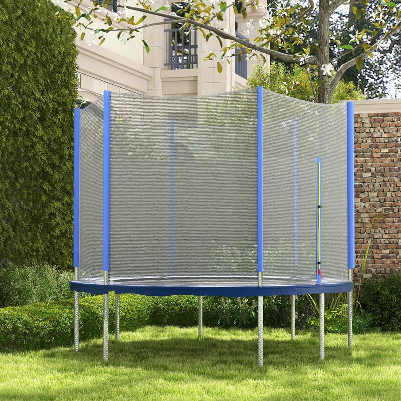 Rede para trampolim ø244x180 cm azul SPORTNOW