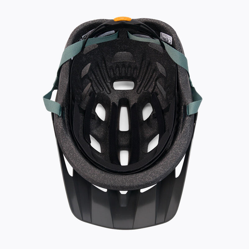 Casco -fietsen gele zwarte armatuur