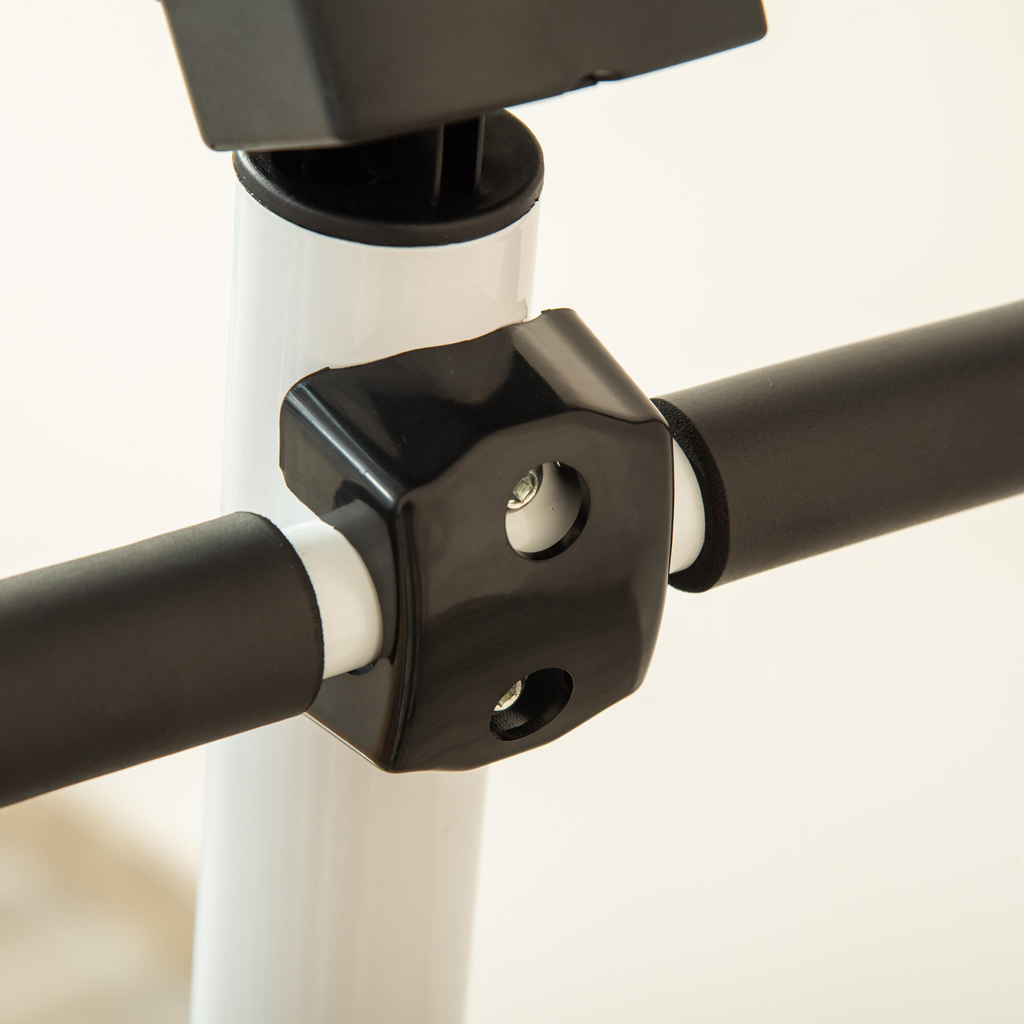 HOMCOM Stepper met Stuur, Plat LCD-scherm, Verstelbare Weerstand 5/6