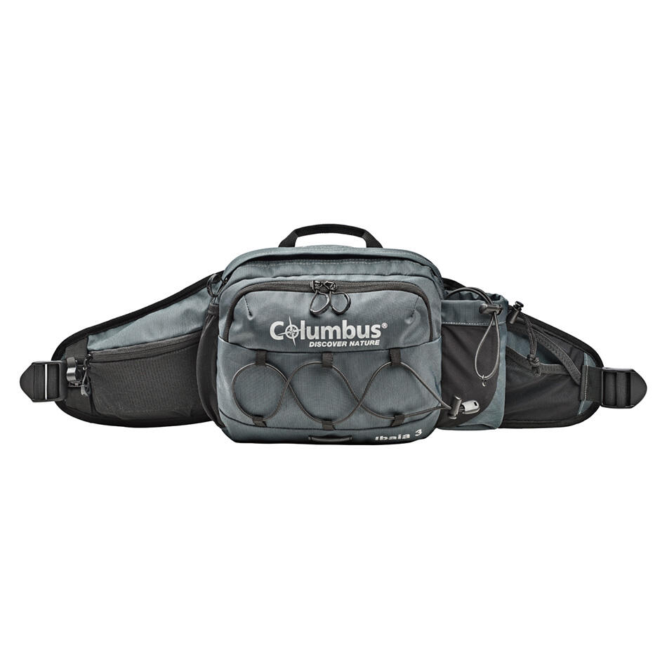 Columbus Outdoor - Ceinture De Vélo Ou De Trekking Columbus Ibaia 3 Grise - Sacoche Banane - Gris - 3 L - Decathlon