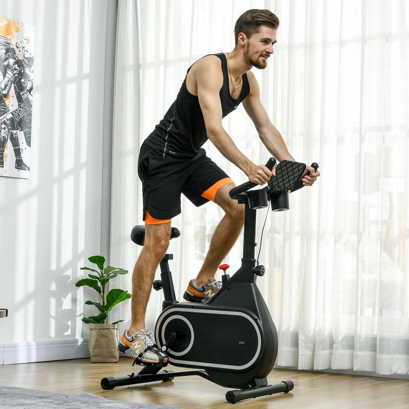 SPORTNOW Ghidon Și Scaun Magnetice pentru Bicicletă de Exerciții