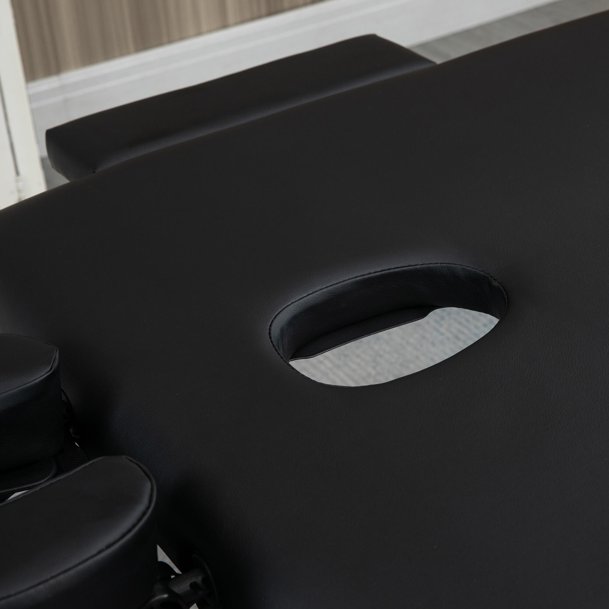 Marquesa Dobrável HOMCOM 186x71x62-83cm Preto 5/6