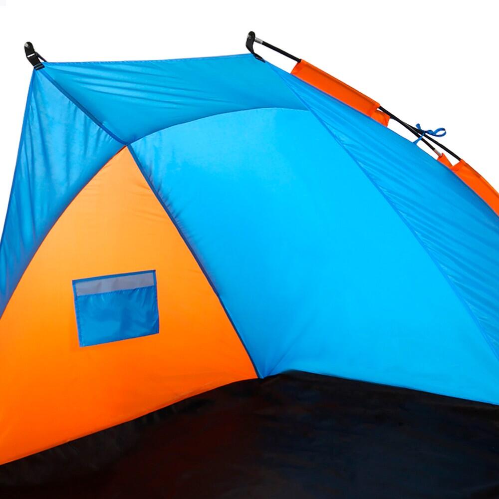 Tienda paravientos azul y naranja 200x125x120 cm Aktive 2/7