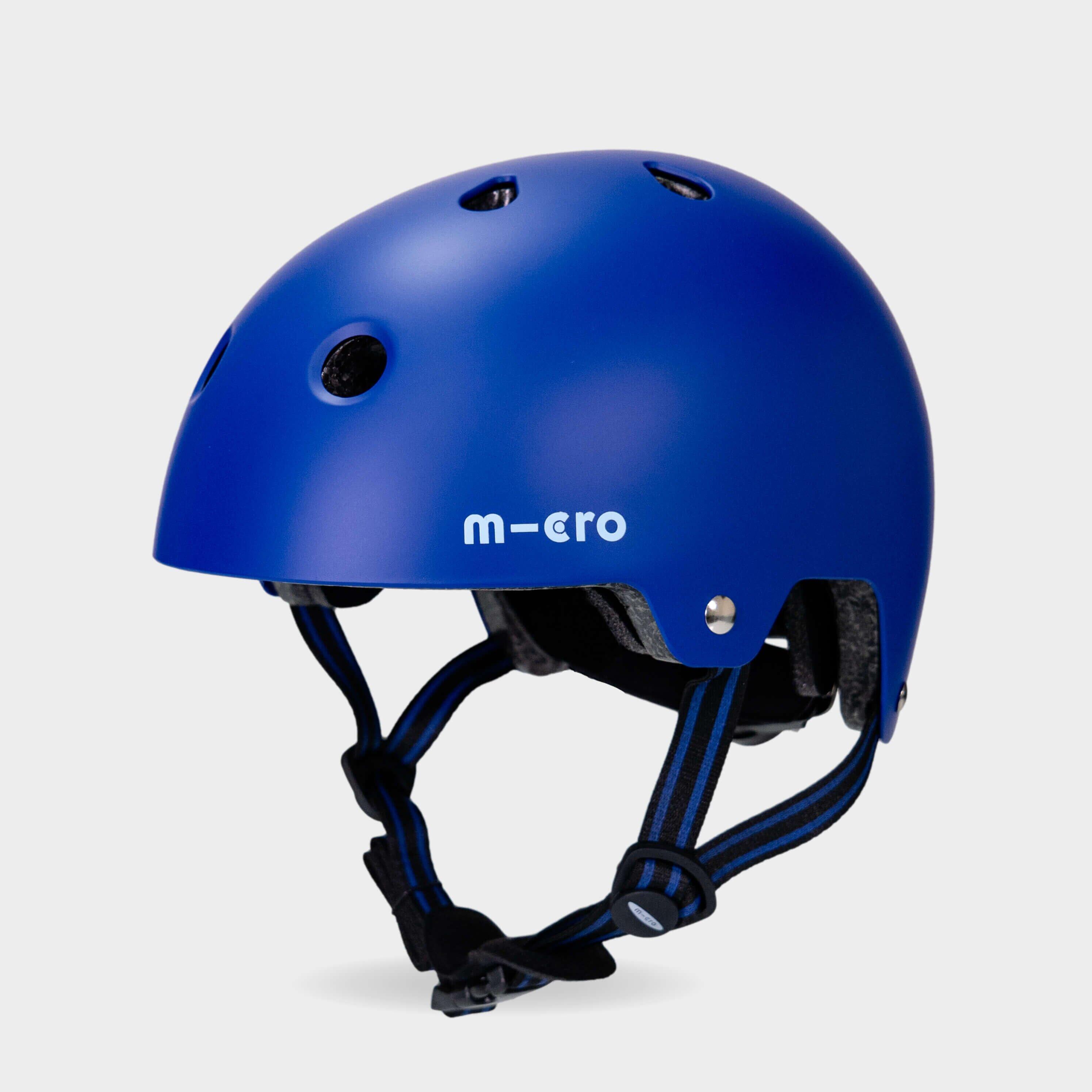 Blue Eco Matt Helmet 1/7