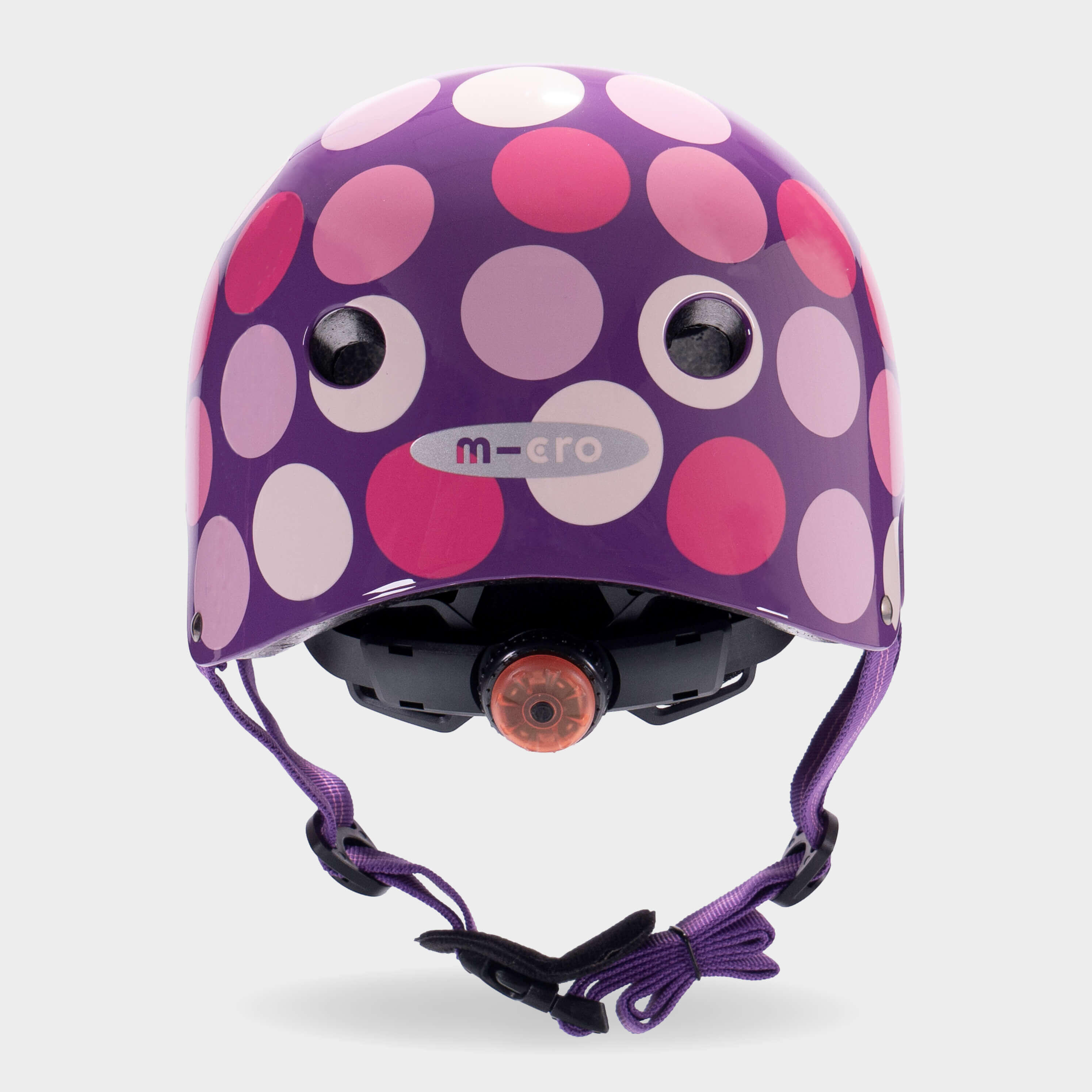 Dot Purple/Pink Printed Helmet 2/7